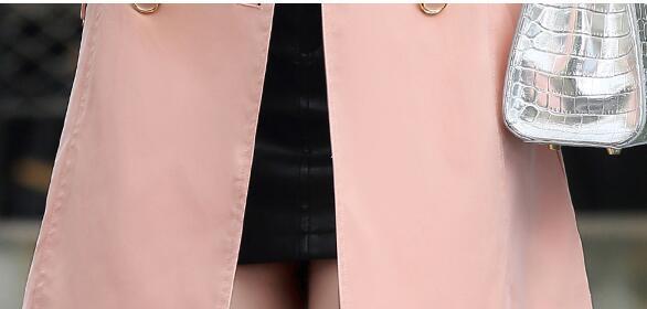 Fashion All-match Slim Women's Chinese Windbreaker