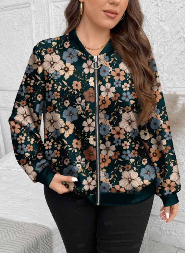 Minimally Casual Printed Women's Jacket