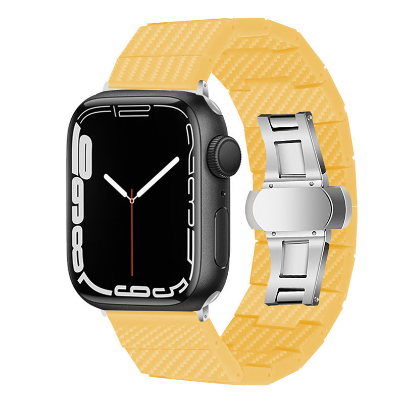 New Carbon Brazing Textured Watch Strap