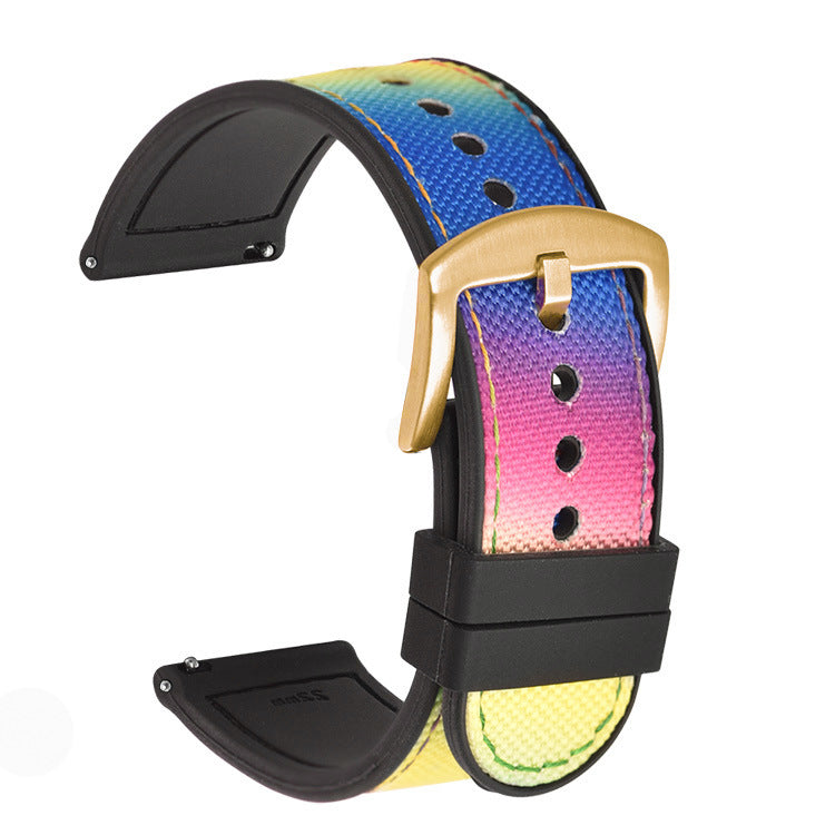 Fashion Minimalist Smart Watch Nylon Silicone Strap