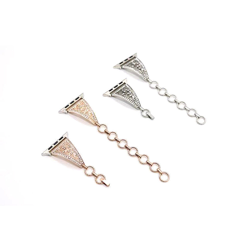 New Metal Fashion Diamond Bracelet Wristband Strap