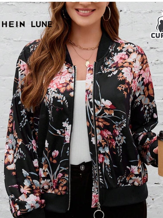 Minimally Casual Printed Women's Jacket