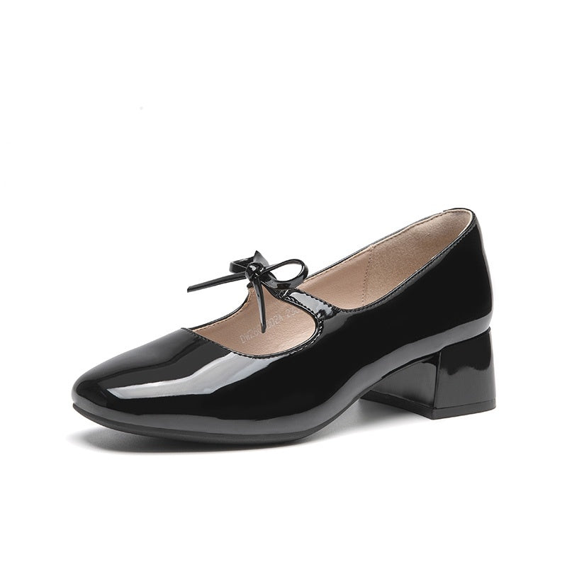 Comfortable Soft Soled Bow Mary Jane Shoes