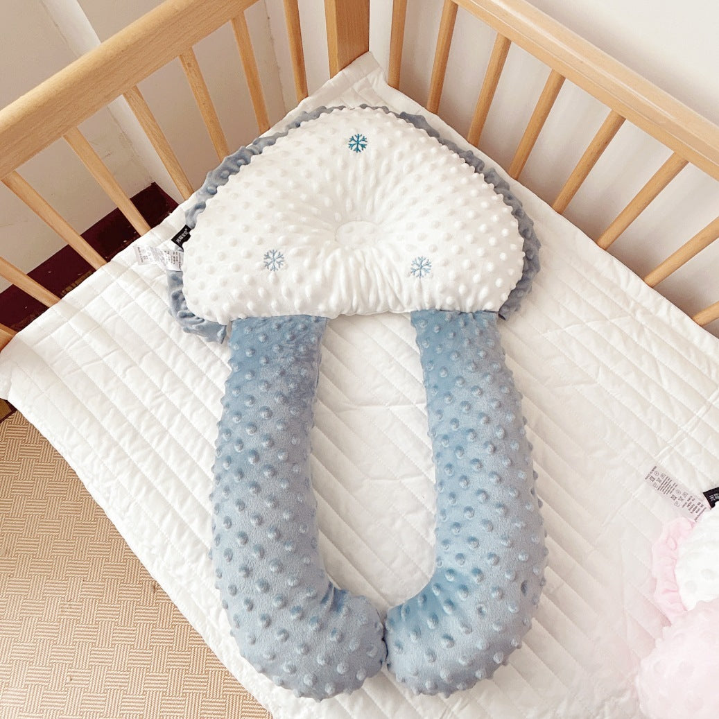 No Top Velvet Anti-deviation Head Baby Pillow