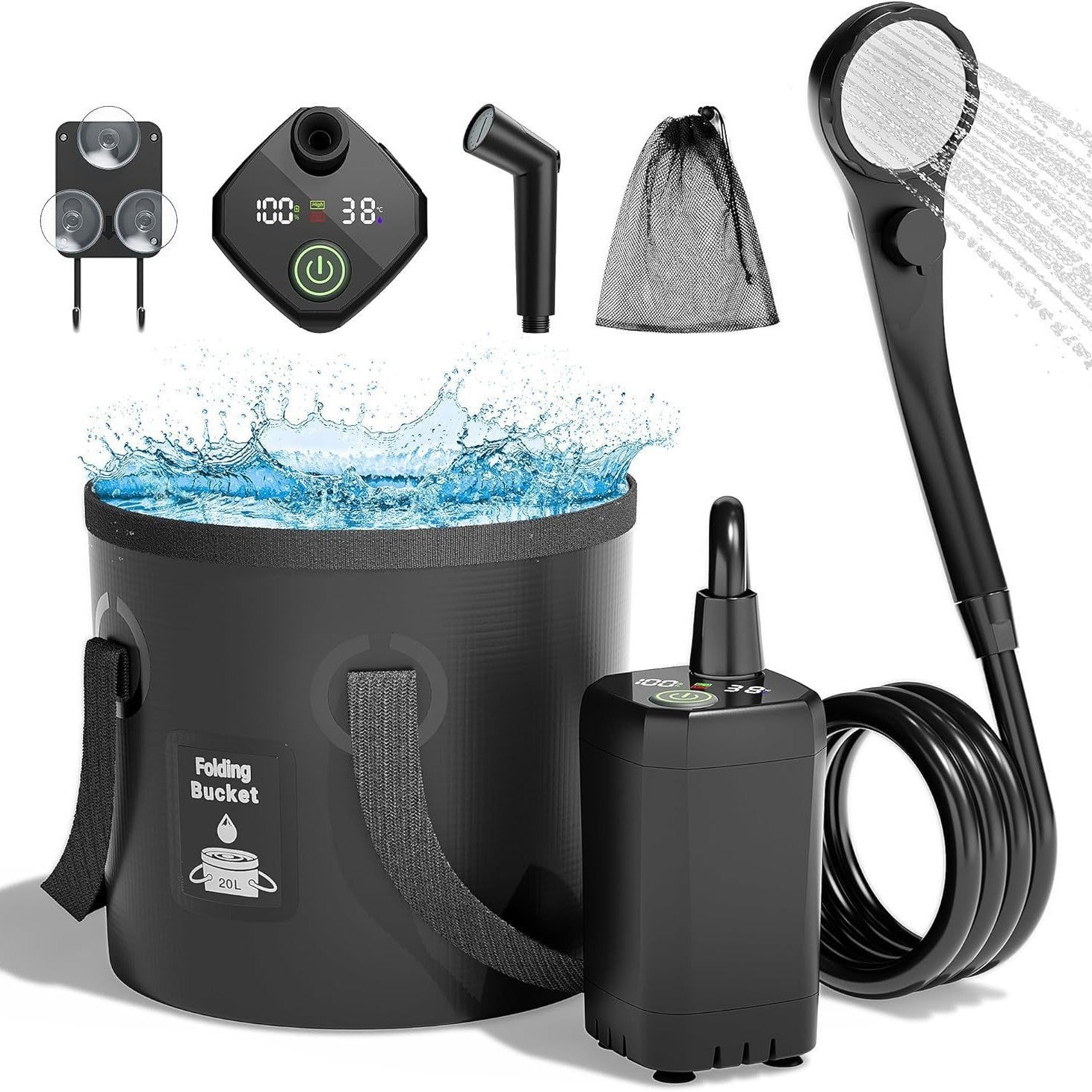 Outdoor Camping Car Wash Electric Shower