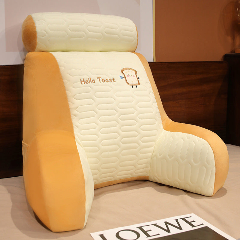 Home Cute Printed Latex Ice Silk Waist Pillow