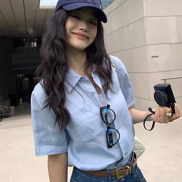 Design Sense All-match Commute Temperament Top