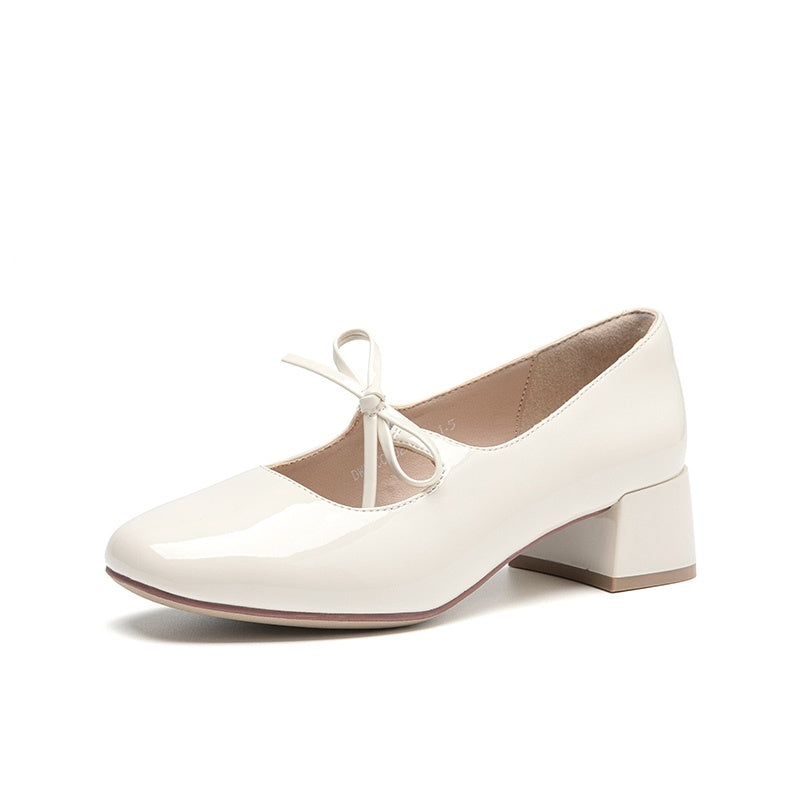 Comfortable Soft Soled Bow Mary Jane Shoes