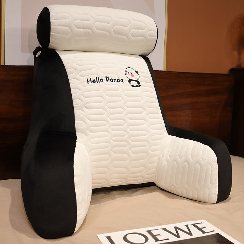 Home Cute Printed Latex Ice Silk Waist Pillow