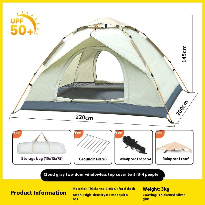 Outdoor Portable Folding Automatic Camping Tent