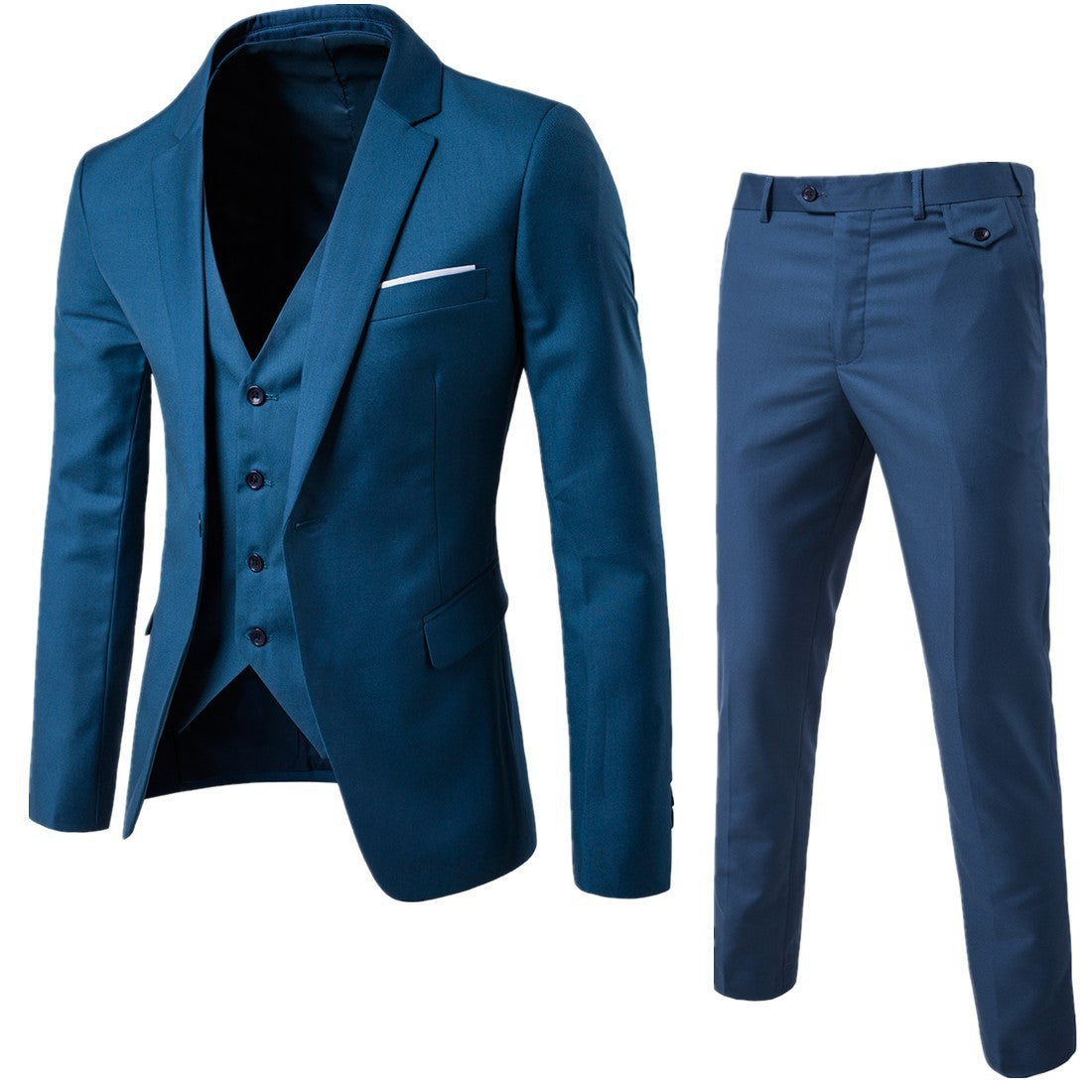 Men's Suit Set Two-piece Korean Style