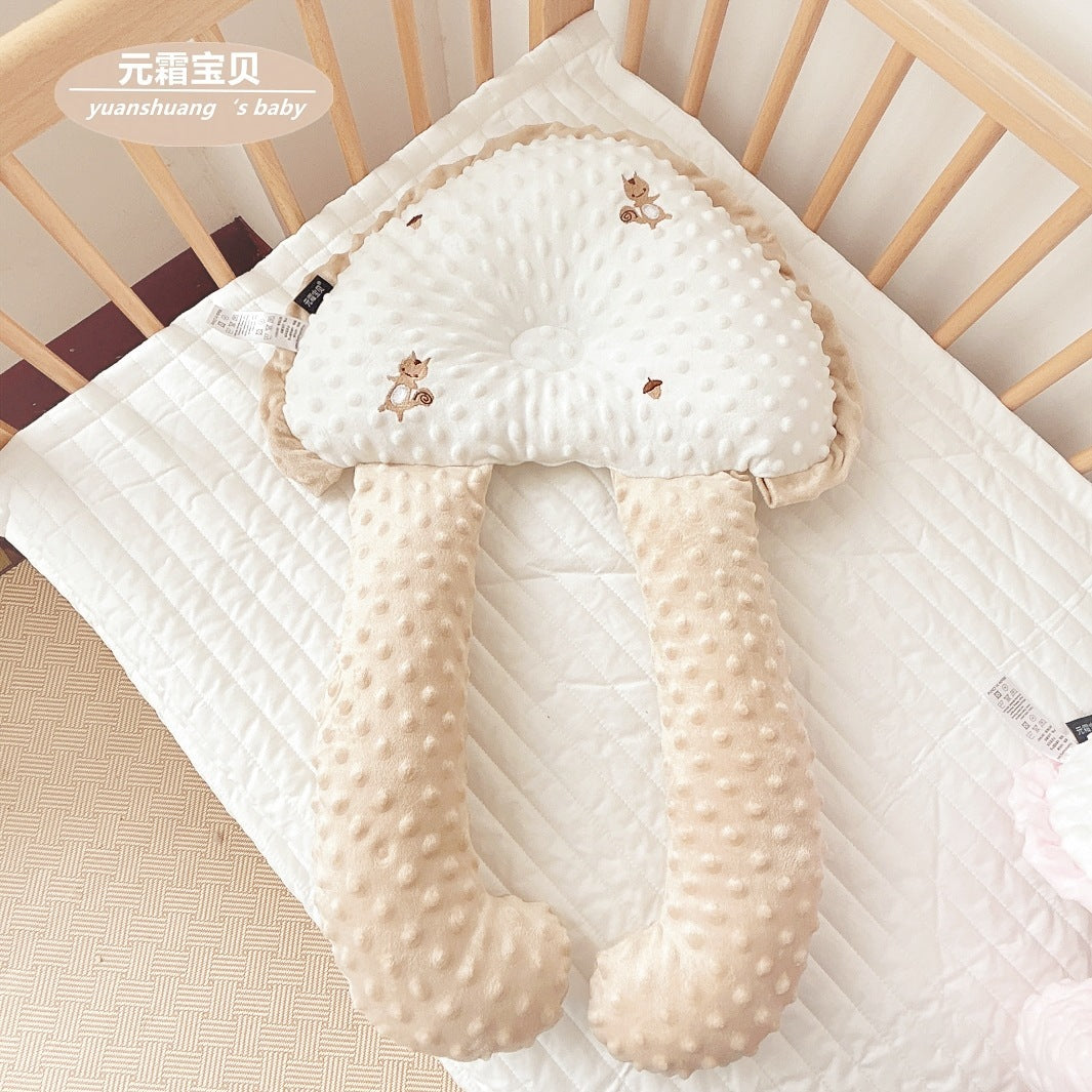 No Top Velvet Anti-deviation Head Baby Pillow
