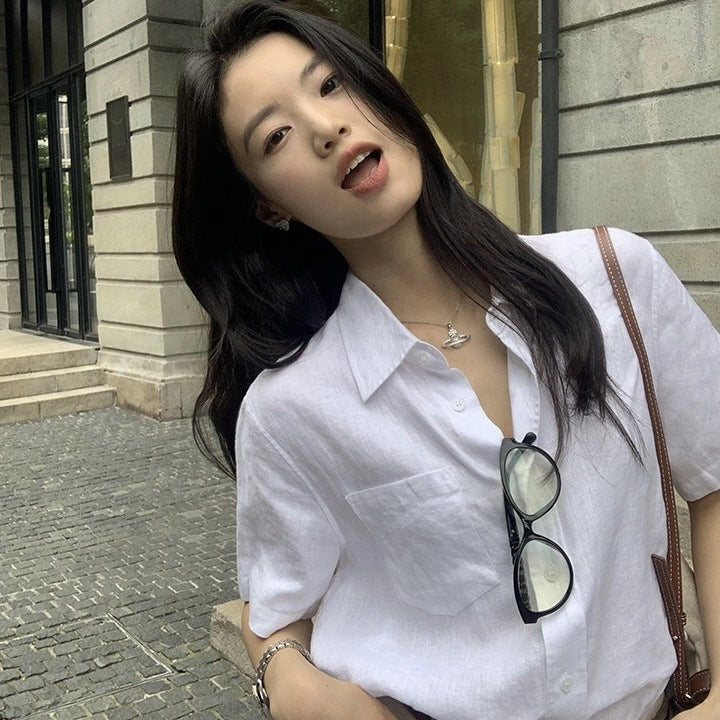 Design Sense All-match Commute Temperament Top