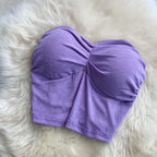 Outer Wear Wrapped Chest Strapless With Chest Pad Anti-exposure Inner Base Underwear