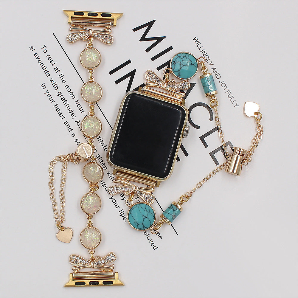 Original Design Alloy Watch Stone Strap