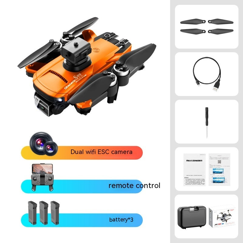 Remote Control Folding UAV Four-side Obstacle Avoidance 8K HD Areal Photography