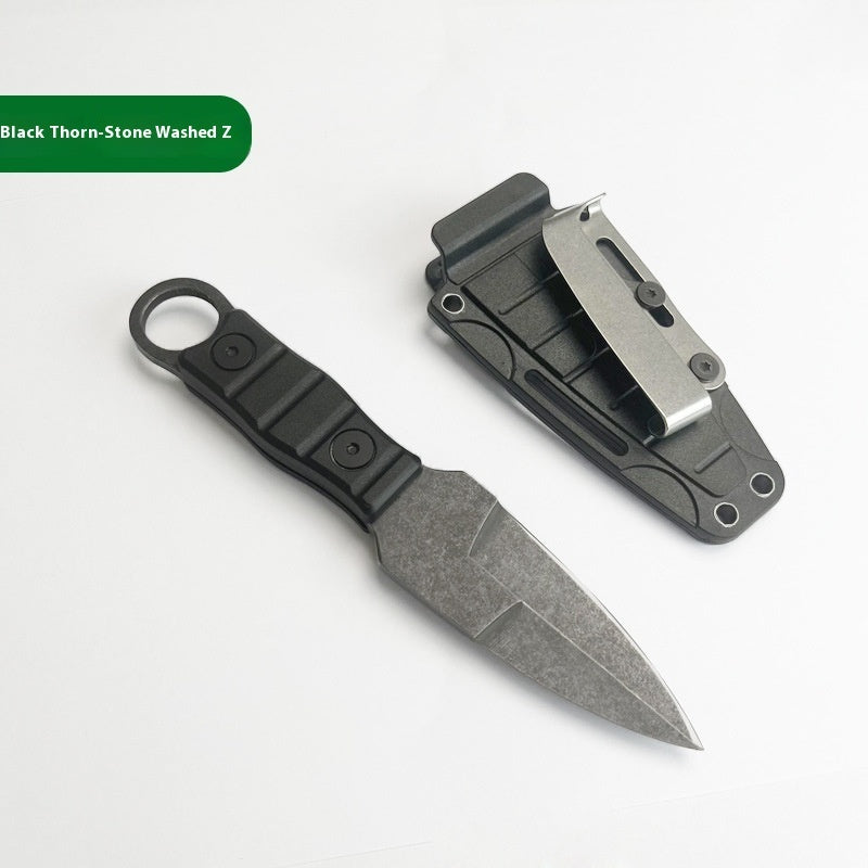 Outdoor Camping Portable High Hardness Small Straight Knife