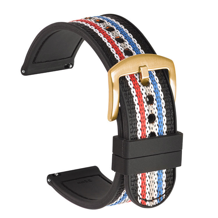 Fashion Minimalist Smart Watch Nylon Silicone Strap